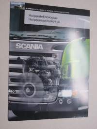 Scania Uudet euro 5-Normin EGR-rivimoottorit -myyntiesite / sales brochure