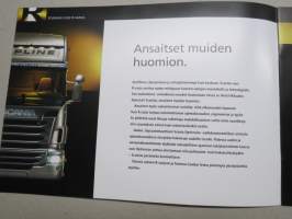 Scania Scanian uusi R-sarja -myyntiesite / sales brochure