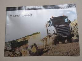 Scania Maansiirtoautot -myyntiesite / sales brochure