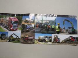 Scania Maansiirtoautot -myyntiesite / sales brochure