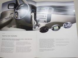 Toyota Corolla Verso -myyntiesite / sales brochure