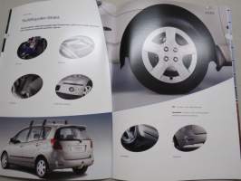 Toyota Corolla Verso -myyntiesite / sales brochure