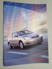 Toyota Corolla -myyntiesite / sales brochure