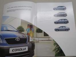 Toyota Corolla -myyntiesite / sales brochure