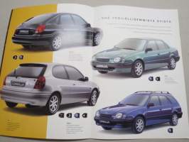 Toyota Corolla -myyntiesite / sales brochure