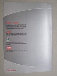 Toyota Hilux -myyntiesite / sales brochure