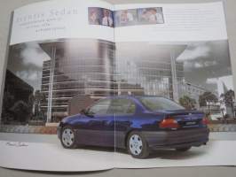 Toyota Avensis -myyntiesite / sales brochure
