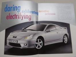 Toyota Celica -myyntiesite / sales brochure