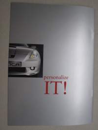 Toyota Celica -myyntiesite / sales brochure