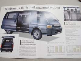 Toyota Hiace -myyntiesite / sales brochure