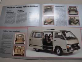 Toyota Hiace -myyntiesite / sales brochure