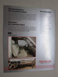 Toyota Hiace -myyntiesite / sales brochure
