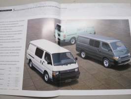Toyota Hiace -myyntiesite / sales brochure