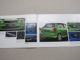 Skoda Fabia RS -myyntiesite / sales brochure