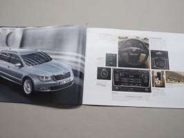 Skoda Superb -myyntiesite / sales brochure