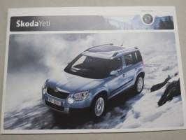 Skoda Yeti -myyntiesite / sales brochure