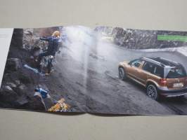Skoda Yeti -myyntiesite / sales brochure