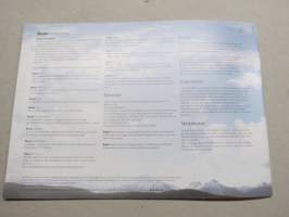 Skoda Yeti -myyntiesite / sales brochure