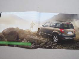 Skoda Yeti -myyntiesite / sales brochure