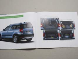 Skoda Yeti -myyntiesite / sales brochure