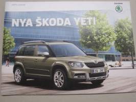Skoda Yeti -myyntiesite / sales brochure