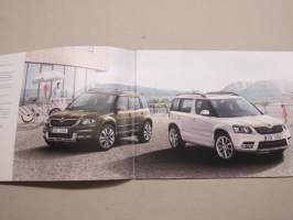 Skoda Yeti -myyntiesite / sales brochure