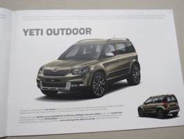 Skoda Yeti -myyntiesite / sales brochure