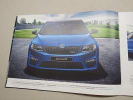 Skoda Nya Octavia RS -myyntiesite / sales brochure