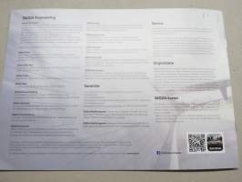 Skoda Nya Octavia RS -myyntiesite / sales brochure