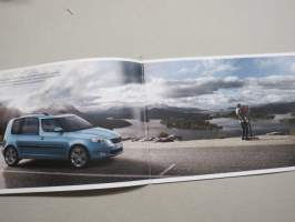 Skoda Nya Roomster -myyntiesite / sales brochure