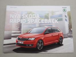 Skoda Nya Rapid Spaceback -myyntiesite / sales brochure