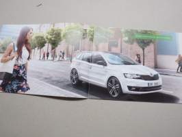 Skoda Nya Rapid Spaceback -myyntiesite / sales brochure