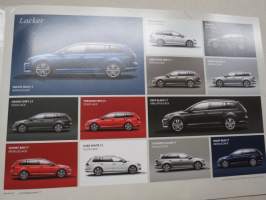 Volkswagen Nya Golf Sportscombi -myyntiesite / sales brochure