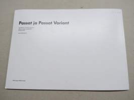 Volkswagen Passat ja Passat Variant -myyntiesite / sales brochure