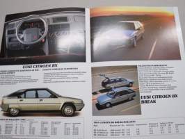 Citroen 1987 -myyntiesite / sales brochure