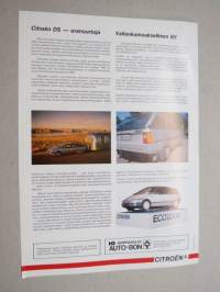 Citroen BX -myyntiesite / sales brochure