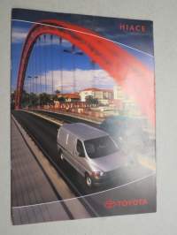 Toyota Hiace -myyntiesite / sales brochure