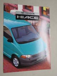 Toyota Hiace -myyntiesite / sales brochure