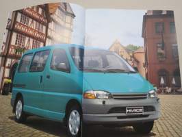 Toyota Hiace -myyntiesite / sales brochure