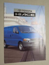 Toyota Hiace -myyntiesite / sales brochure