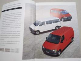 Toyota Hiace -myyntiesite / sales brochure