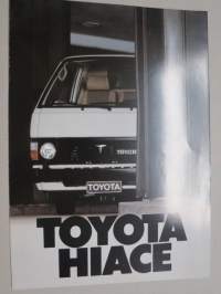 Toyota Hiace -myyntiesite / sales brochure