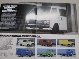 Toyota Hiace -myyntiesite / sales brochure