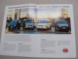 Toyota bussit -myyntiesite / sales brochure