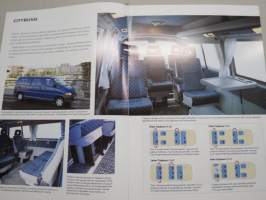 Toyota bussit -myyntiesite / sales brochure