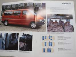 Toyota bussit -myyntiesite / sales brochure