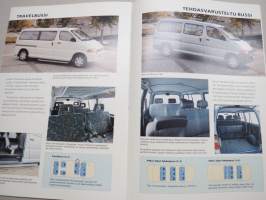 Toyota Hiace bussit -myyntiesite / sales brochure