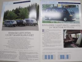 Toyota Hiace bussit -myyntiesite / sales brochure