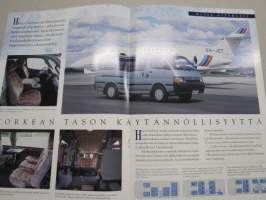 Toyota Hiace bussit -myyntiesite / sales brochure