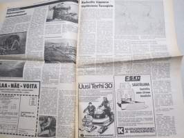 Koneviesti 1976 nr 3 - sis, mm. Seuraavat artikkelit, Kuusi tosiasiaa, jotka jokaisen maanviljelijän on hyvä tietää laborista, Lama on ohi euroopassa, ym.